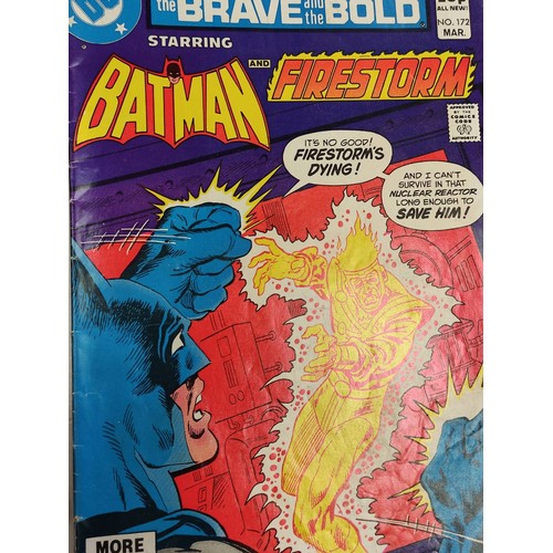 167 - Set of four DC comics (the Brave and the Bold) featuring Batman from mid 1970s to early 1980s.