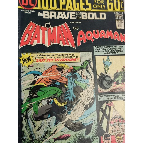 167 - Set of four DC comics (the Brave and the Bold) featuring Batman from mid 1970s to early 1980s.