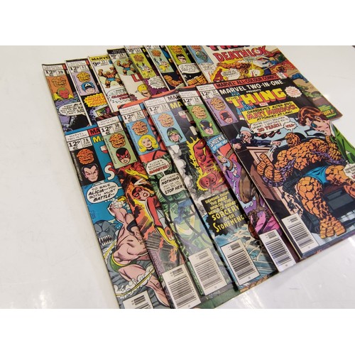 181 - 17 Marvel all-colour comics, Marvel two-in-one presents The Thing & comics. Mid to late 1970s. Good ... 