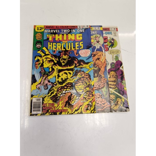 181 - 17 Marvel all-colour comics, Marvel two-in-one presents The Thing & comics. Mid to late 1970s. Good ... 