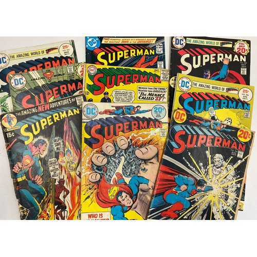 182 - 1970/1980 Super-Man DC Marvel Comics. Each in individual folders.