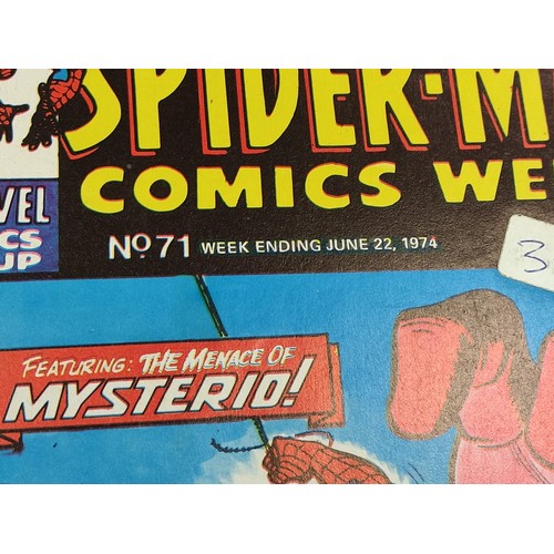 204 - 12 Marvel Spiderman comics from the mid 1970s.