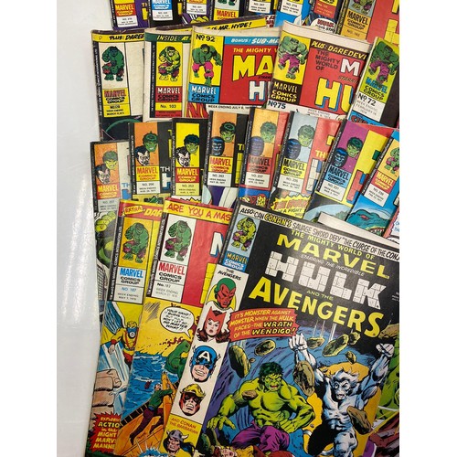 219 - 28 edition of 1970/80's DC comics. 'The mighty world of Marvel featuring the Incredible Hulk.