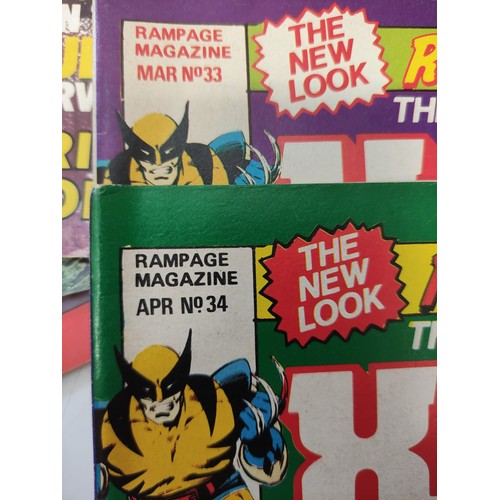 239 - A mix of 1970s and 80s Marvel comics. 4x Rampage starring the Hulk and 2x Rampage X-men.