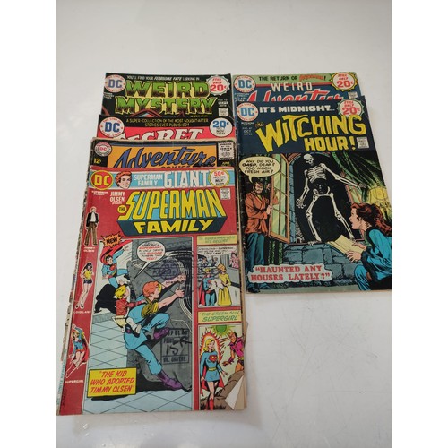 233 - A mix of 1970s comics and one from 1965. Six Marvel various titles. Six DC comics various titles & O... 