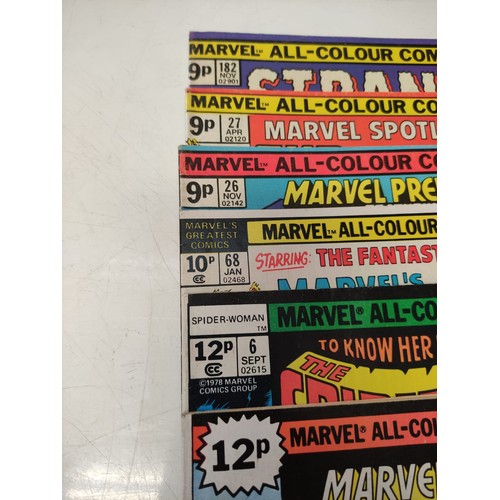 233 - A mix of 1970s comics and one from 1965. Six Marvel various titles. Six DC comics various titles & O... 