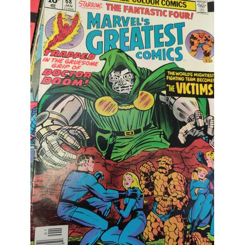 233 - A mix of 1970s comics and one from 1965. Six Marvel various titles. Six DC comics various titles & O... 