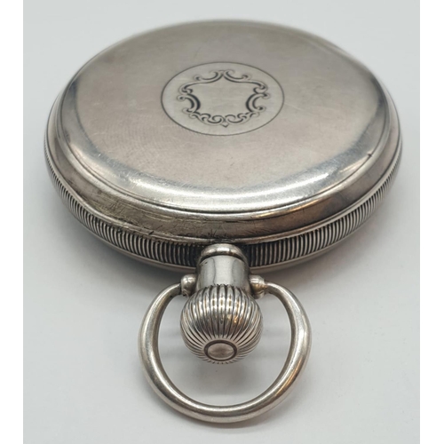 162 - A top-wind Swiss movement pocket watch. Manufactured in Birmingham, 1917. In full working order.