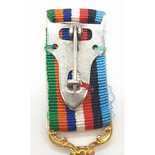 493 - Miniature medal dated 1944 for Market Garden Netherlands,