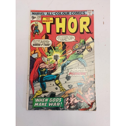 294 - Mixed lot of 1960/70's DC Marvel comics. Wonder Woman, Thor, Fury, Planet of the Apes, Superman and ... 