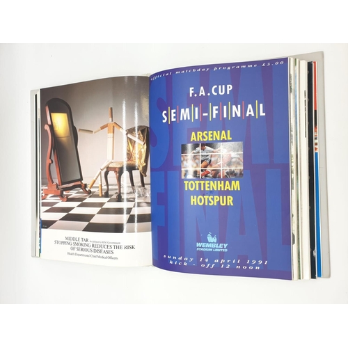 389 - 9 FA Cup final programmes, 2 FA Cup replay, and 2 FA Cup semi-final programmes.