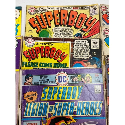 442 - 9 editions of 1970's DC comics of SuperBoy starring The Legion of Super Heroes.