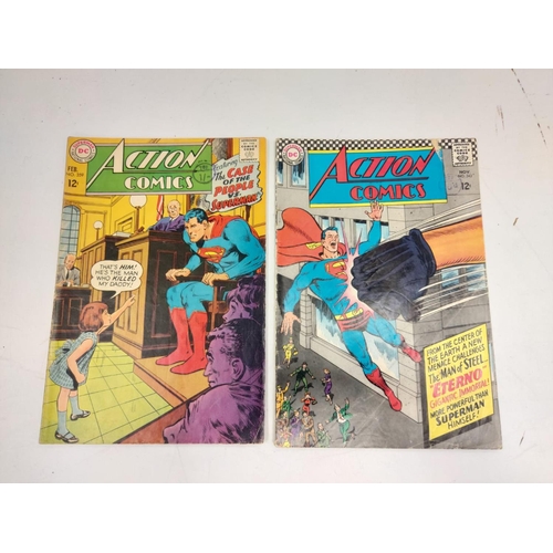 443 - 12 editions of 1960/70's DC Marvel Action Comics.