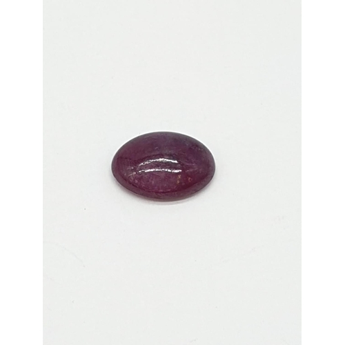 554 - 2.80 Cts Natural ruby. Dark red in colour Oval shaped stone. GJSPC certification included.