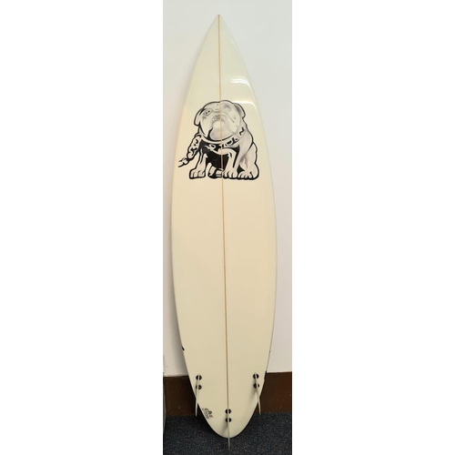 12 - A luxurious iconic surf board by Dunhill ,the type used by Jed Noll, Pukas and other famous surfers ... 