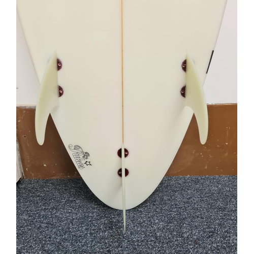 12 - A luxurious iconic surf board by Dunhill ,the type used by Jed Noll, Pukas and other famous surfers ... 