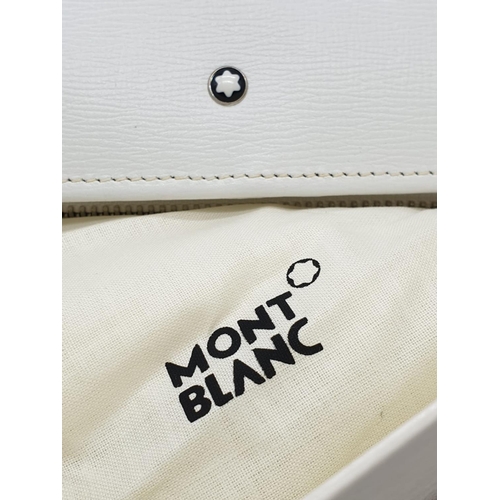 248 - Mont Blanc notepad in white zipped bag (25x20cm), comes with original packaging and box (as new, unu... 