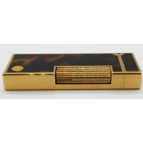 255 - Dunhill tortoiseshell lighter in good condition