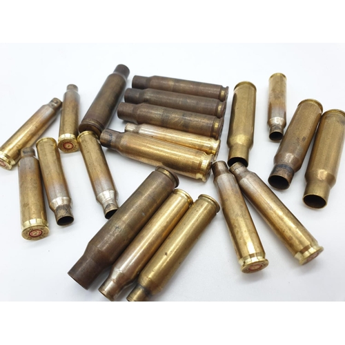 398 - Selection of Military used ammunition cartridges to include 5.56 calibre from the Armalite A15 rifle... 