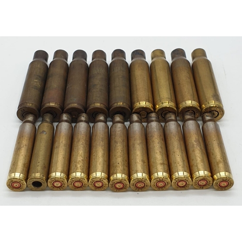 398 - Selection of Military used ammunition cartridges to include 5.56 calibre from the Armalite A15 rifle... 