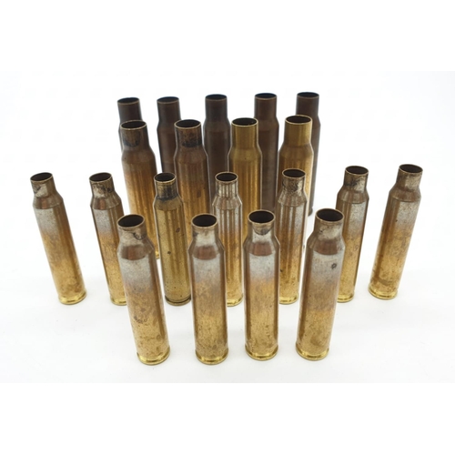 398 - Selection of Military used ammunition cartridges to include 5.56 calibre from the Armalite A15 rifle... 