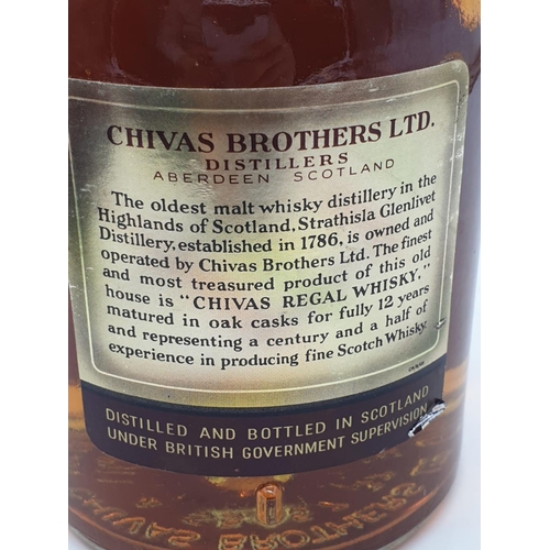 654 - 12 year old Chivas Regal blended scotch whiskey.