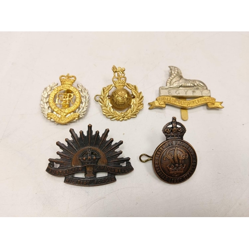 222 - 27 multi-national military badges, including the 'Special Air Service' badge & the 6th Gurkha Rifles... 