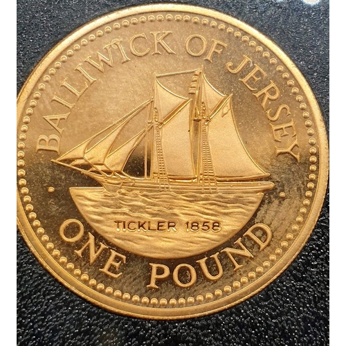 110 - THE JERSEY SHIP BUILDING SERIES BOX SET OF COINS ONLY 5 OF THE 7 COINS INCLUDED IN THE BOX 1991 - TH... 