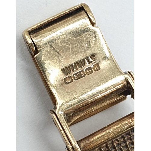 41 - 9ct Yellow Gold Omega Manual wind ladies Bracelet watch. Full working order and very good condition ... 