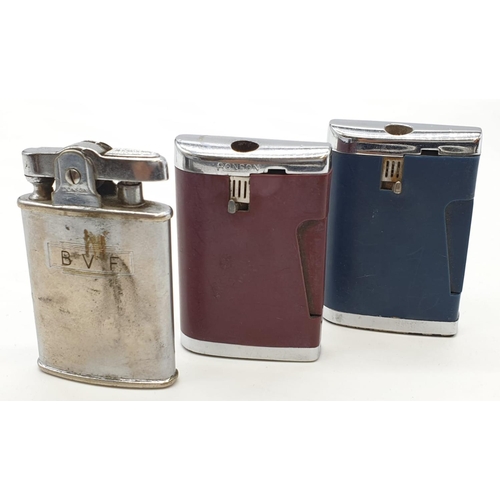 675 - 3 Vintage Ronson Lighters