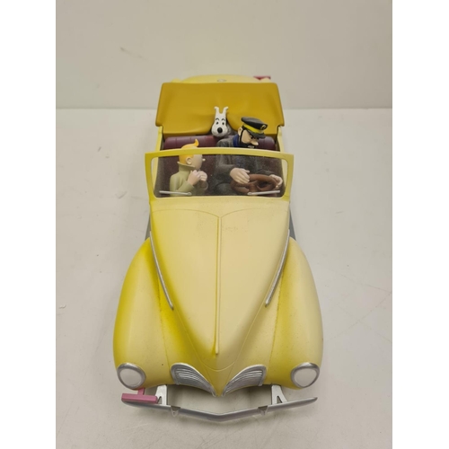 508 - Limited edition, rare Moulinsart model of Captain Haddock's Ford Zephyr. Comes with models of Captai... 