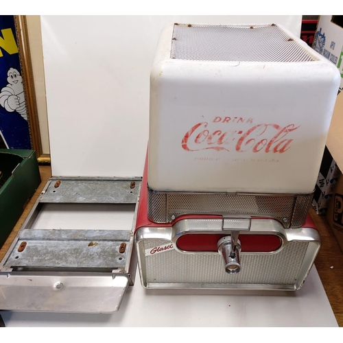 511 - An extremally rare 1950's Glasco Coco Cola dispenser. Single tap, metal/plastic combination with met... 