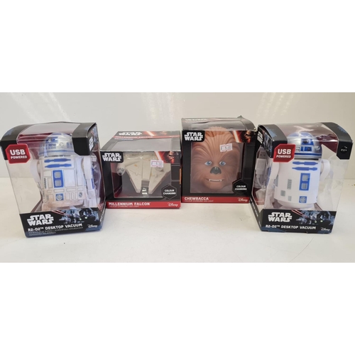 529 - Star Wars Children Treasure Collection. Includes Jedi Force Figures in boxes, night lights, bobble h... 