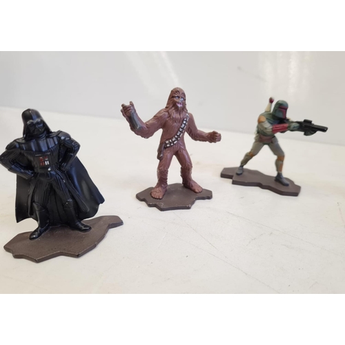 529 - Star Wars Children Treasure Collection. Includes Jedi Force Figures in boxes, night lights, bobble h... 