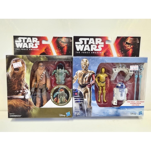 530 - Star Wars 3 3/4 Hasbro Figures Rogue One, Rebels and Force Awakens. In mint condition in the box. In... 