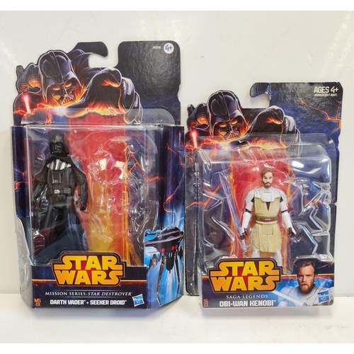 530 - Star Wars 3 3/4 Hasbro Figures Rogue One, Rebels and Force Awakens. In mint condition in the box. In... 