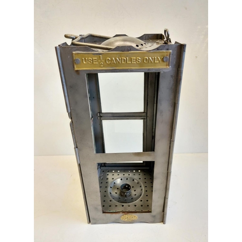 85 - 1916 Dated British Folding Bunker Lantern and Case.