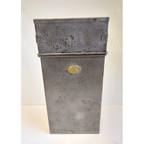 85 - 1916 Dated British Folding Bunker Lantern and Case.