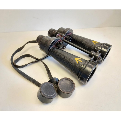 89 - WW2 British Naval Barr & Stroud Anti-Submarine Binoculars with built in switchable filters. Nice cle... 