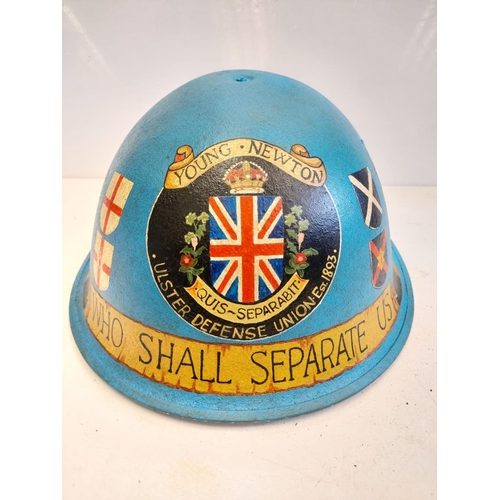 96 - Northern Ireland Memorial Helmet.