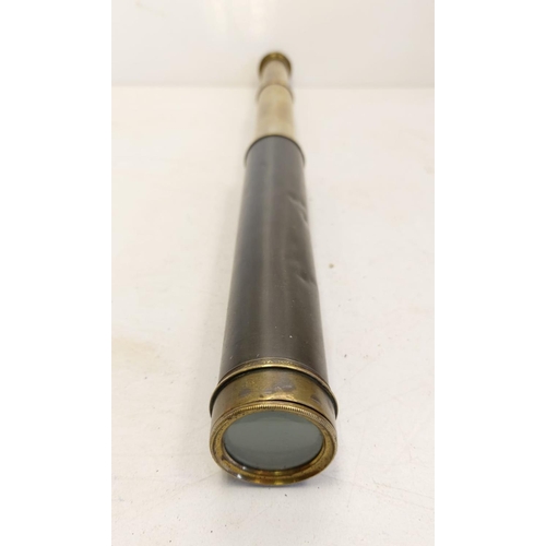 292 - WW1 French Artillery Telescope -Inscribed to Sergeant Major Emile Babin of the 1st Artillery Regimen... 