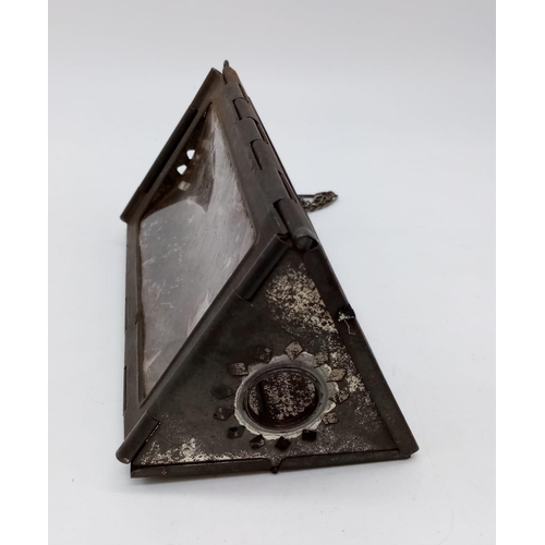 409 - Boer War Period Folding Campaign Tent Lantern.