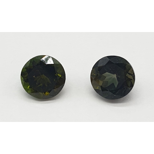 224 - 1 Cts Natural green tourmaline stone and 0.95 Cts Natural green tourmaline stone.