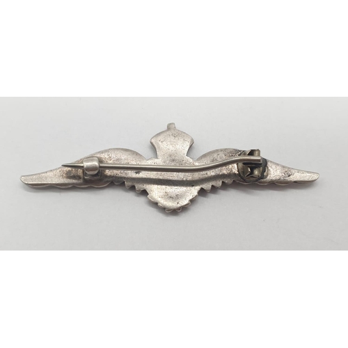 415 - WW2 Solid Silver R.A.F Sweethearts Brooch in original box.