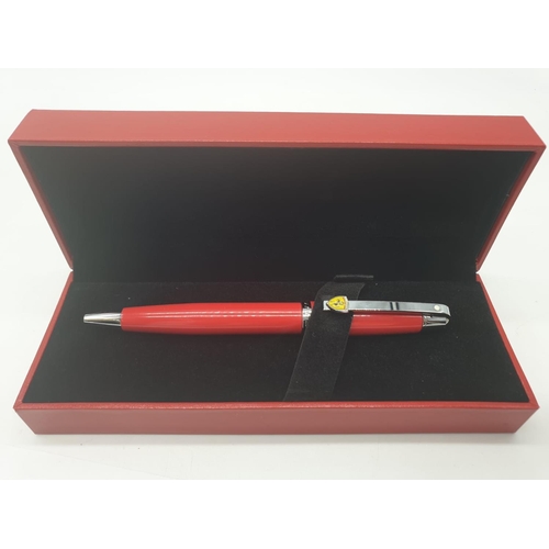 71 - For the man who wants to write faster! A genuine FERRARI pen in original box, complete with booklet,... 