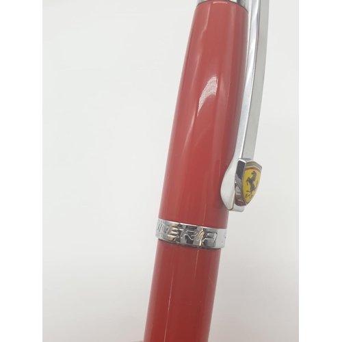 71 - For the man who wants to write faster! A genuine FERRARI pen in original box, complete with booklet,... 