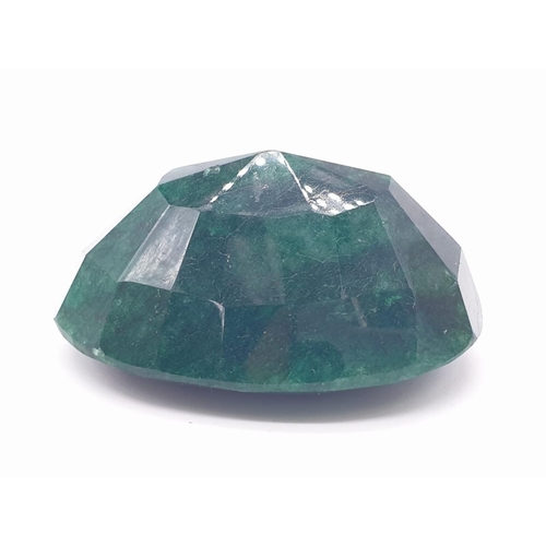 169 - 558ct Oval Shape Emerald GLI Certified