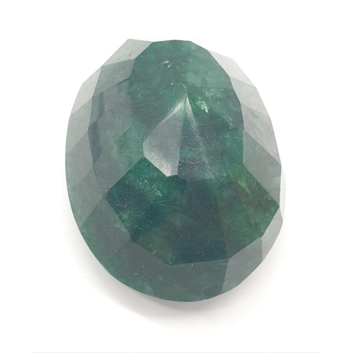 169 - 558ct Oval Shape Emerald GLI Certified