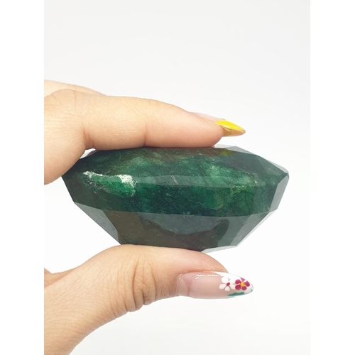 169 - 558ct Oval Shape Emerald GLI Certified