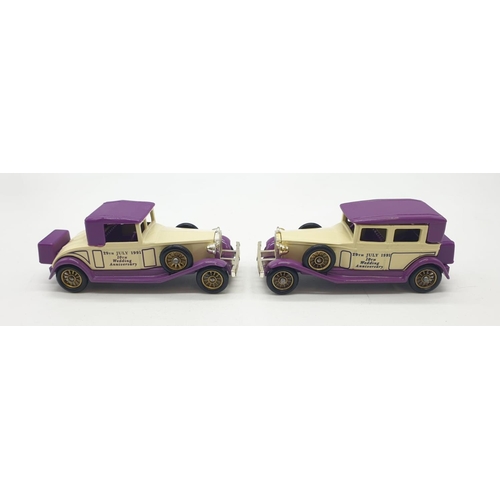 445 - The Lledo, Royal Anniversary 1981-91, 2 Model Car set, celebrating the Ten Years Charles and Diana m... 